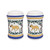 awn with dark faced French Bulldog salt and pepper shaker set - handmade by shepherds-grove.com