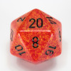 Big d20 - 34mm speckled Fire dice Big d20 - 34mm speckled Fire dice
