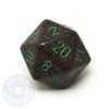 Big d20 - 34mm speckled Earth dice