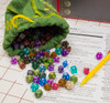 Halfling's Haversack dice sets - 10mm mini dice set collection