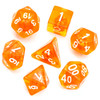 Orange Zest dice set - D&D dice, polyhedrals