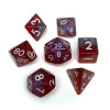 Fire and Ice glitter DnD dice set