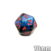 Mini 10mm Gemini Starlight Dice