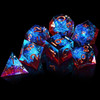 Fire & Ice Sharp-Edge TTRPG Dice Set