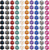 100 8-sided dice in 10 colors