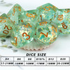 Mystery dice set with bonus stickers