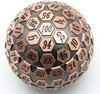 100-sided dice (d100) - Ancient Copper