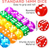14mm translucent dice - Pack of 1000 6-sided dice
