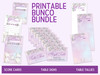 Pretty Bunco Bundle - Score sheets, table tallies, table signs - Printable
