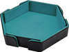 Magnetic hexagon dice tray - Cyan