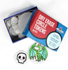 Blank dry-erase tokens in 3 sizes