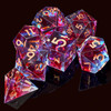 Blood Moon Sharp-edge DnD Dice Set