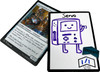 Blank dry-erase token and proxy cards for MTG