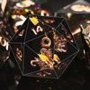 Ruby Void Sharp-Edge TTRPG Dice Set