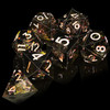 Ruby Void Sharp-Edge TTRPG Dice Set
