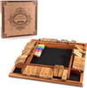 Shut the Box dice game - 4-way wooden board