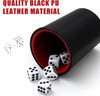 Professional Dice Cup with Red Felt Lining