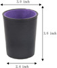 Dice cup with purple lining