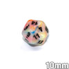 20-sided mini 10mm Festive Circus dice