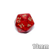 10mm Scarab Scarlet 20-sided dice