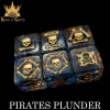 Pirates Plunder 11-piece dice set