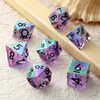 Chromatic sharp-edge dice set - Midnight