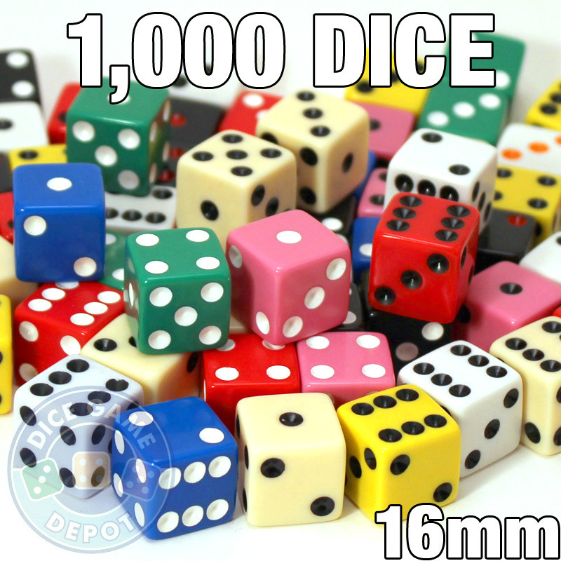 Vintage Assorted Dice Set of 100 Dice Game Depot