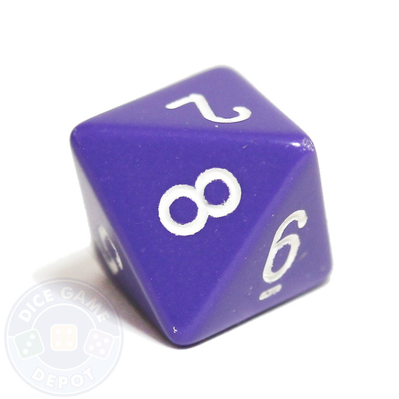 8sided Purple Dice for Sale (d8) Dice Game Depot