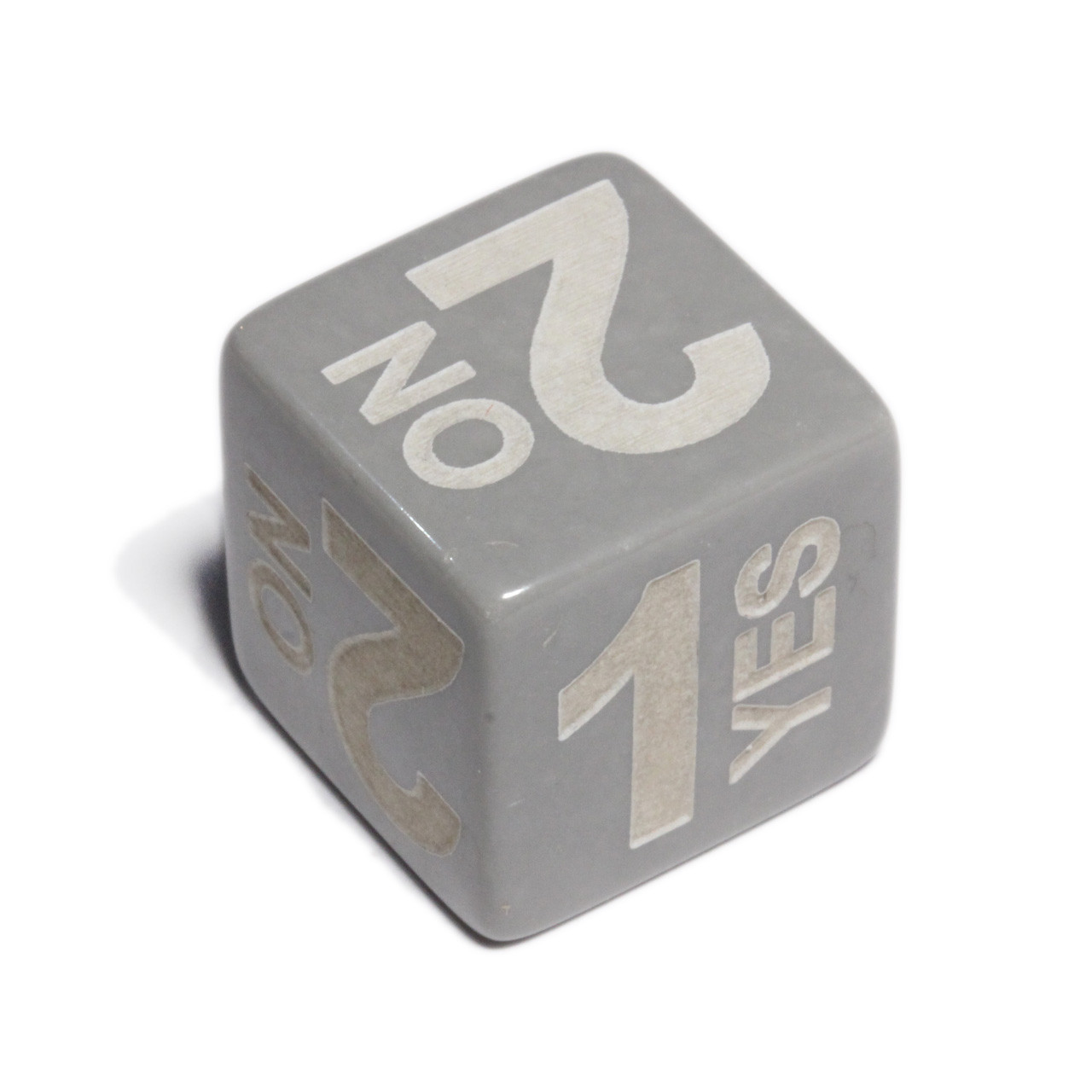 Yes/No Dice 12 Gray Dice Game Depot
