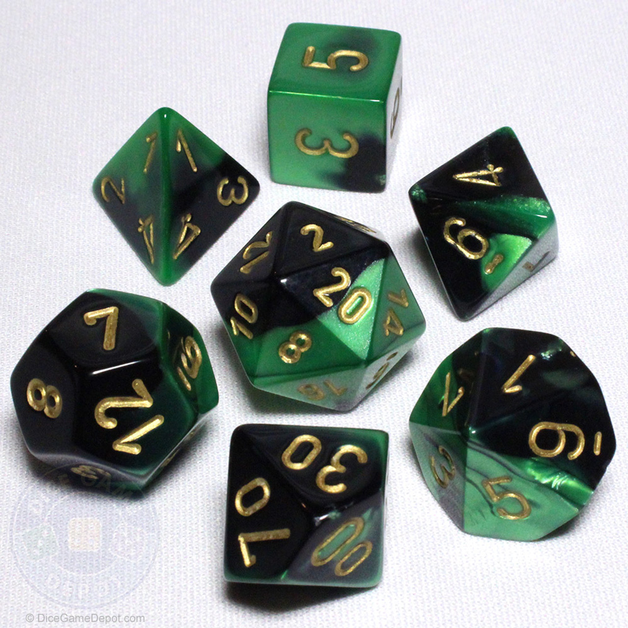 NEW 5 Transparent Green RPG Bunco Gaming Dice Set 16mm D6 Great Home Casino 