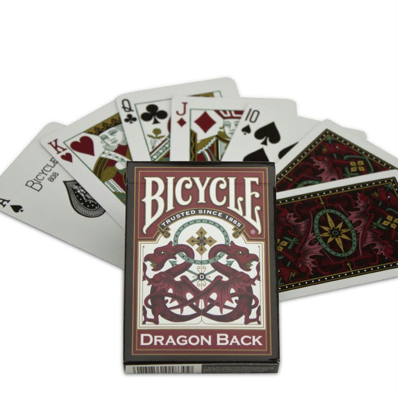 dragon back playing cards