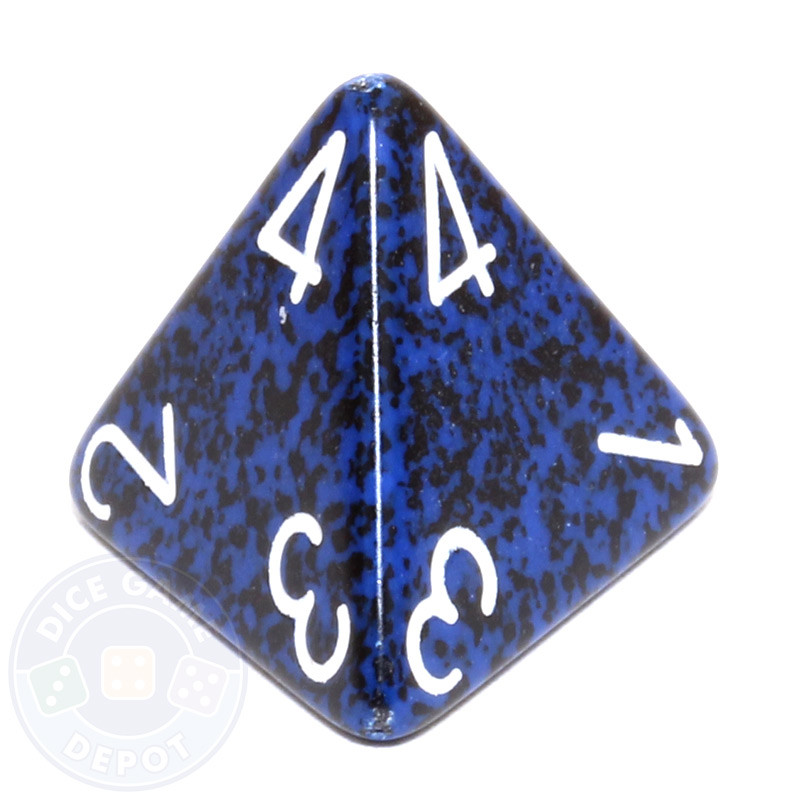 DICE_SELECTです！ Speckled Stealth 4-Sided Dice (d4) For Sale | Dice Game Depot