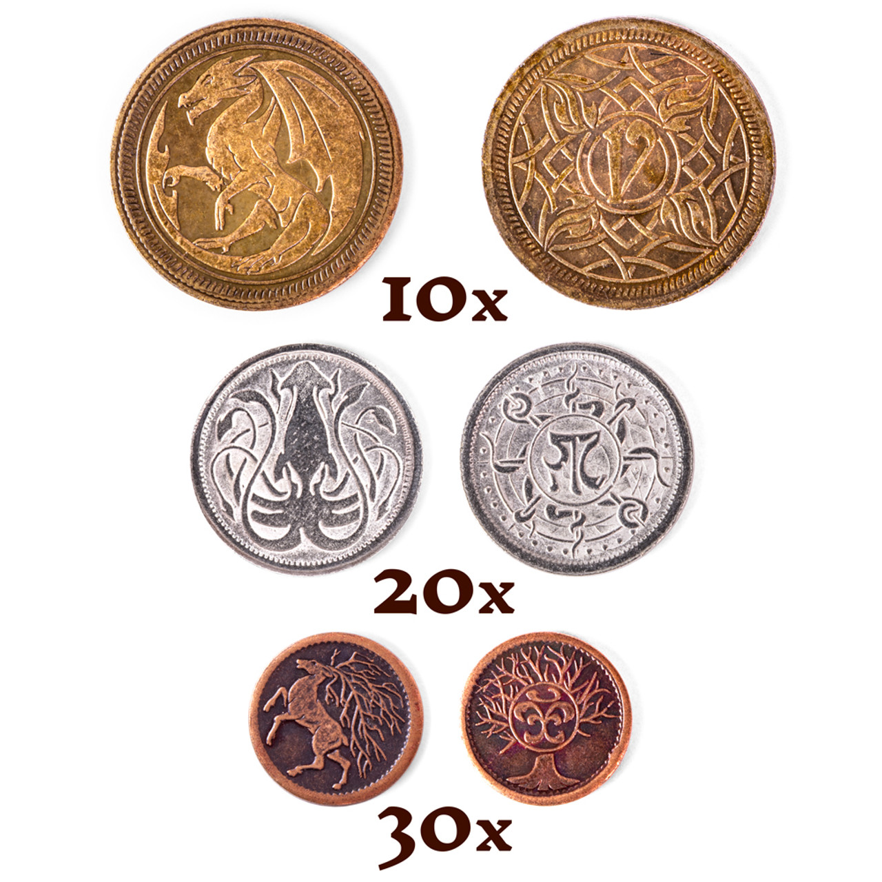  Stratagem King's Coffers 60 Assorted Fantasy Coins