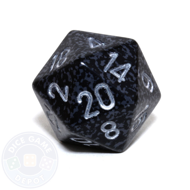 20-sided Speckled Dice (d20) - Ninja | Dice Game Depot