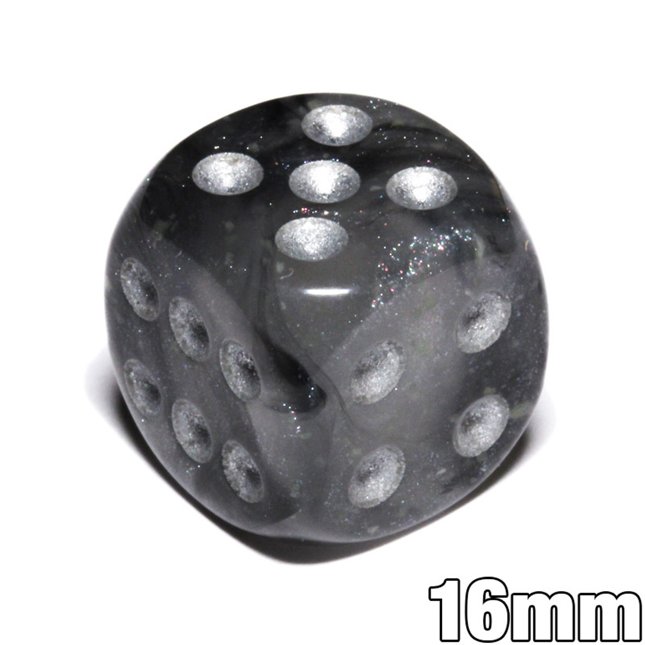 Borealis Luminary Dice - Smoke d6 - Dice Game Depot