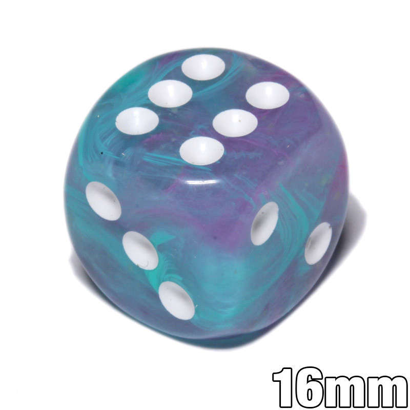 Nebula Dice - Wisteria Luminary d6 - Dice Game Depot