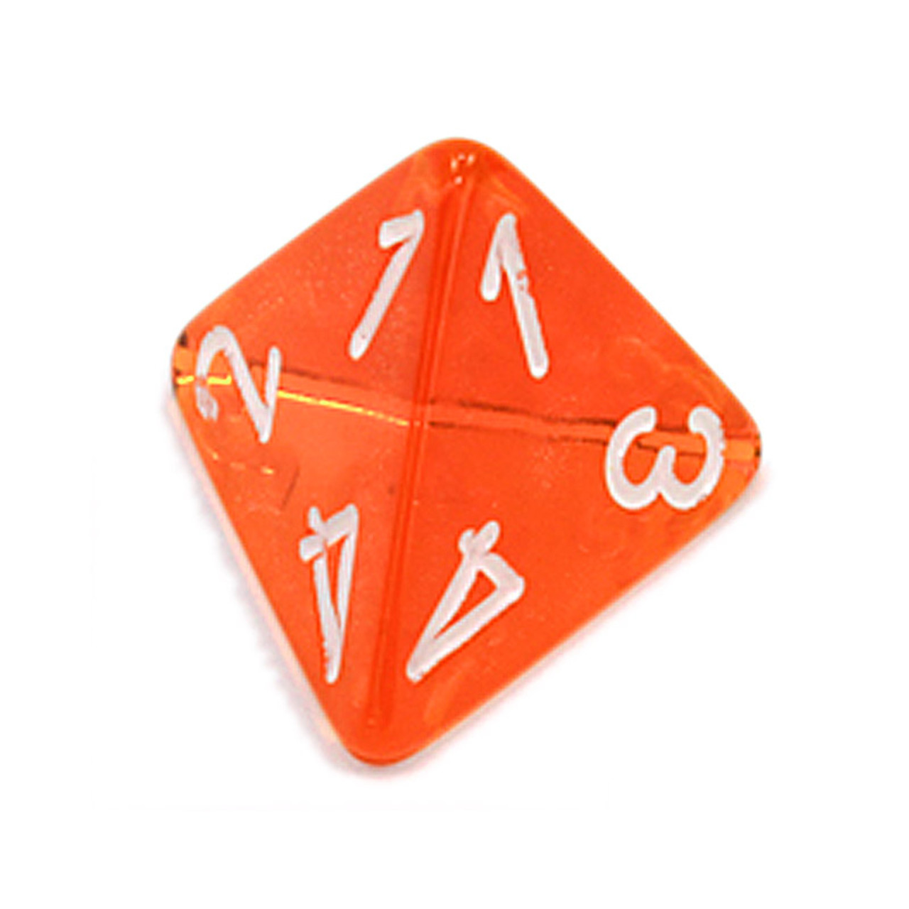 4 Sided Transparent Dice (d4) - Chessex - The Dice Emporium