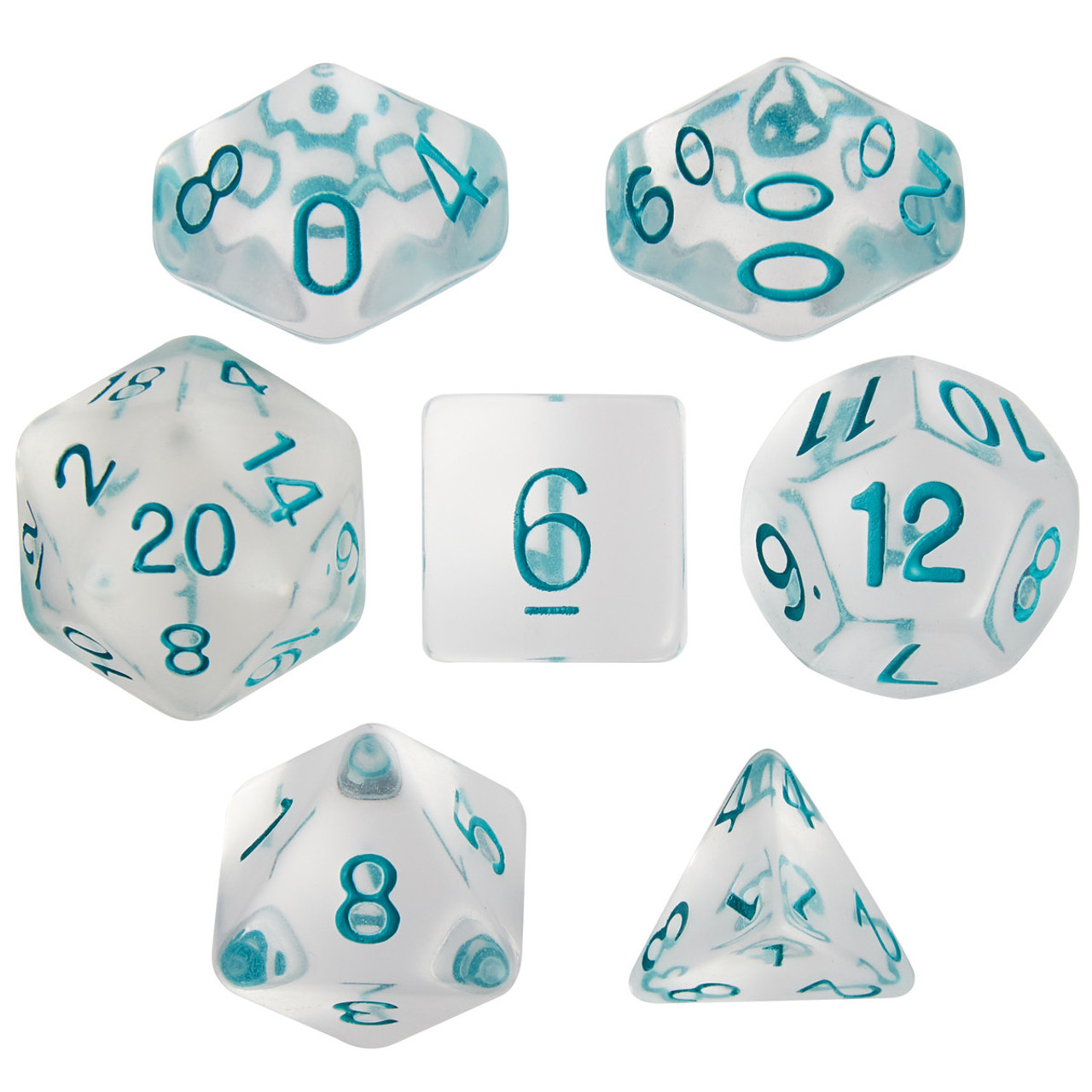 Koplow Games Set of 6 D6 25mm Blank Large Dice with