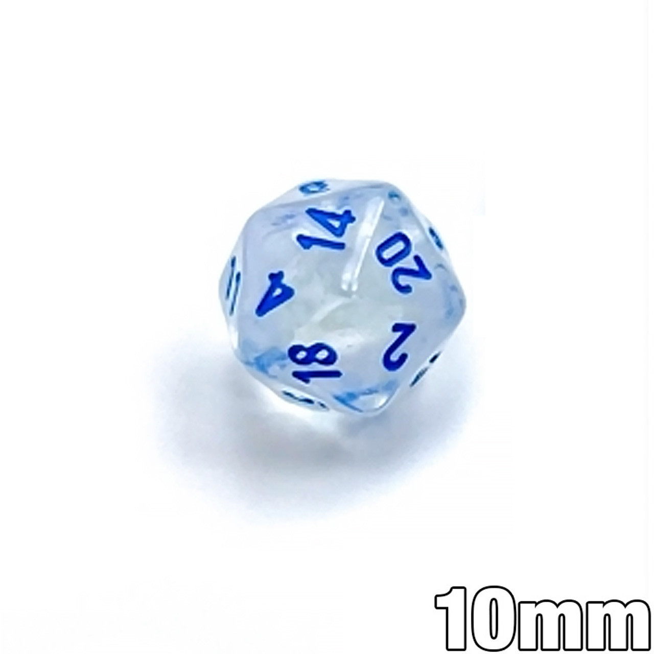 Mini 20-sided Borealis Icicle Dice | Dice Game Depot