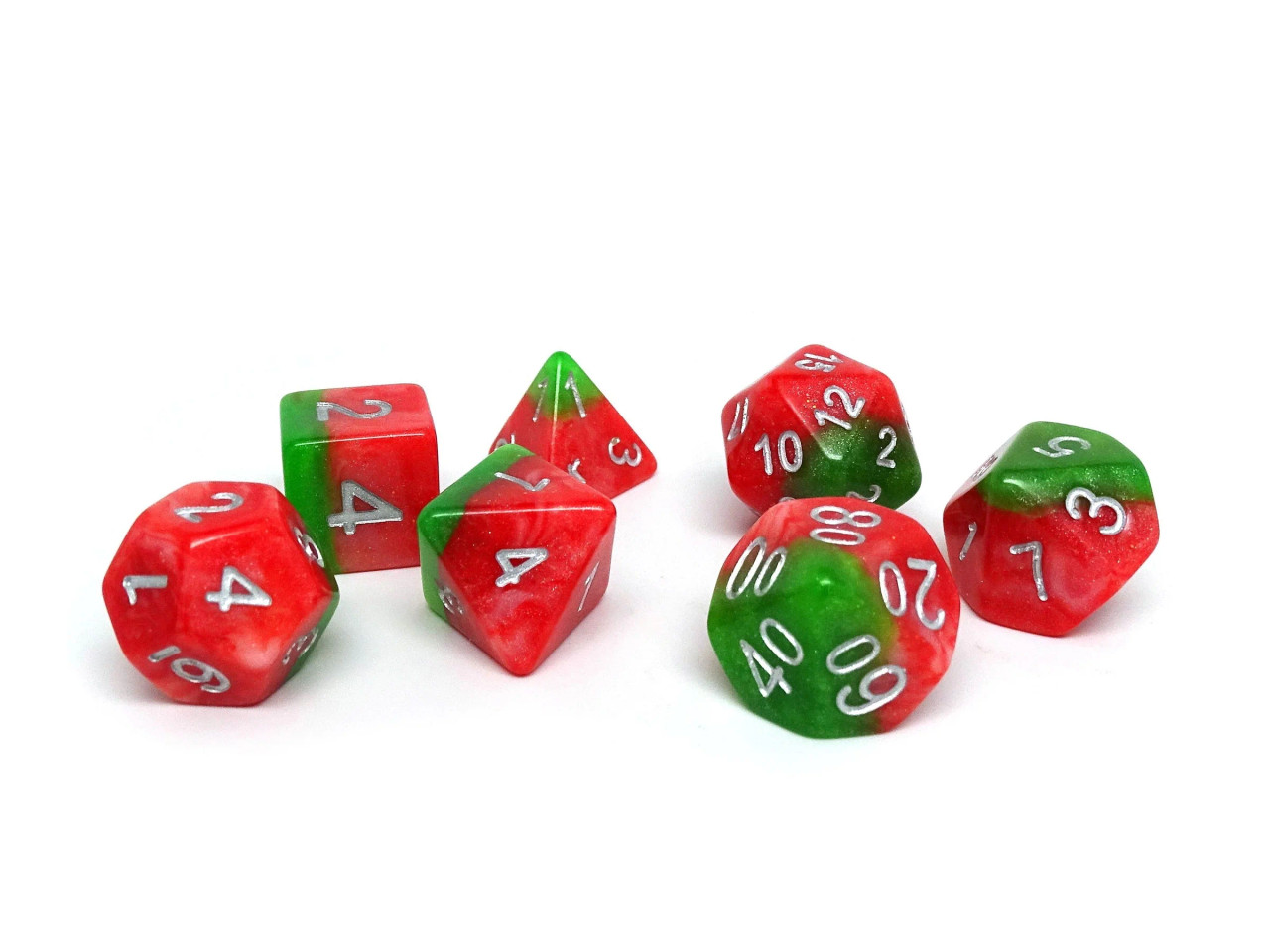 Flaming-O dice set – Adventure Dice