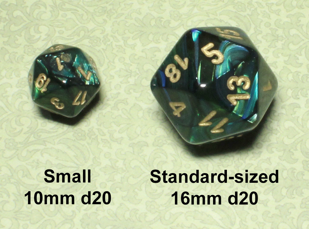 Starlight Mini 10mm 4-sided Gemini Dice (d4) | Dice Game Depot