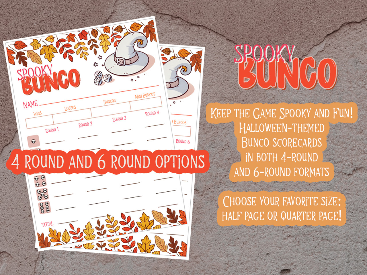 Spooky Bunco Halloween-Themed Bunco Kit | Dice Game Depot spooky-bunco-halloween-themed-bunco-kit-dice-game-depot