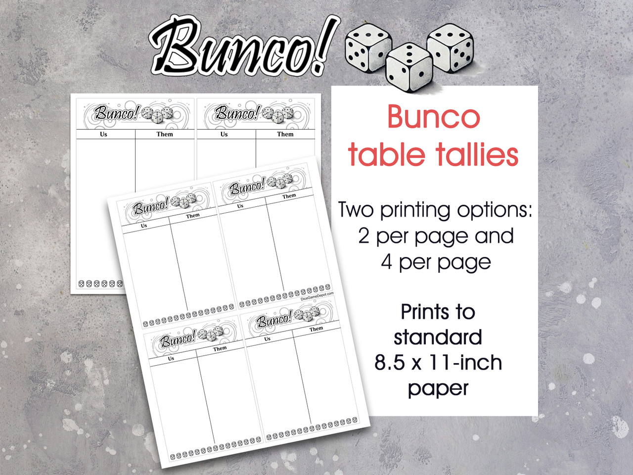 simple-bunco-bundle-printable-bunco-supply-pack-dice-game-depot for Downloadable Free Printable Bunco Score Sheets Pdf Simple Bunco Bundle - Printable Bunco Supply Pack | Dice Game Depot for Downloadable Free Printable Bunco Score Sheets Pdf