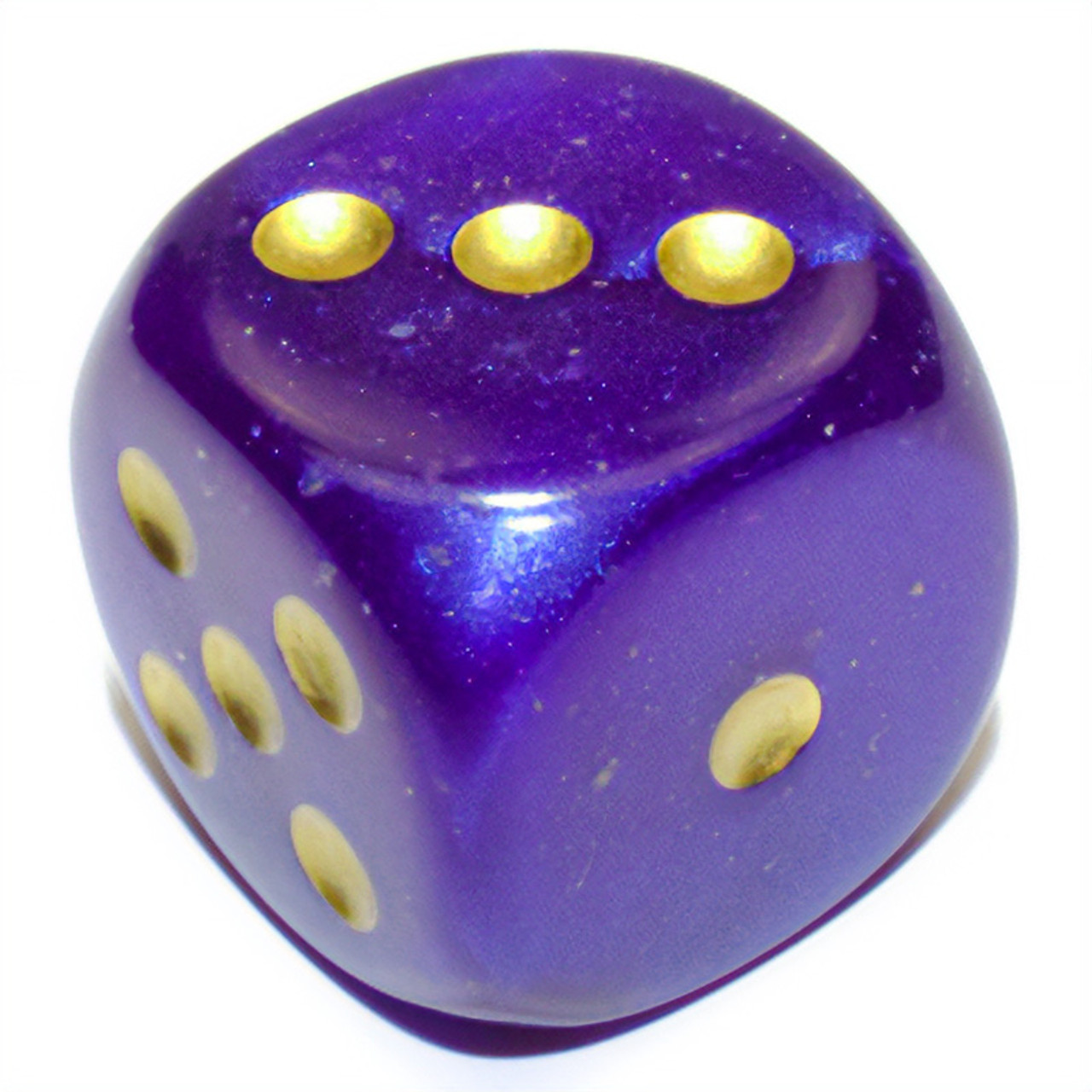 ★DONKIE★ Raria Raria 6color 30mm 6-sided Royal Purple Borealis Dice | Dice Game Depot