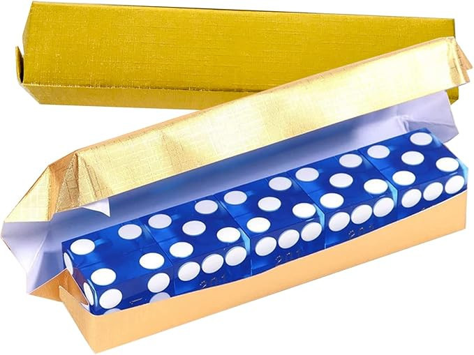 Casino Dice - Red and Blue - Set of 10 | Dice Game Depot