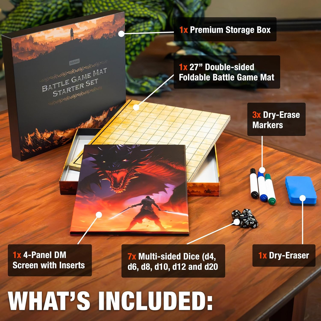 Game Sepo Foldable Battle Mat TTRPG Starter Set Kit | Dice Game Depot