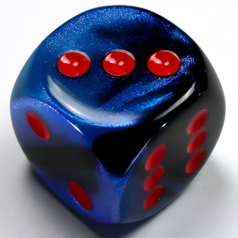 30mm 6-sided Starlight Gemini Dice | Dice Game Depot