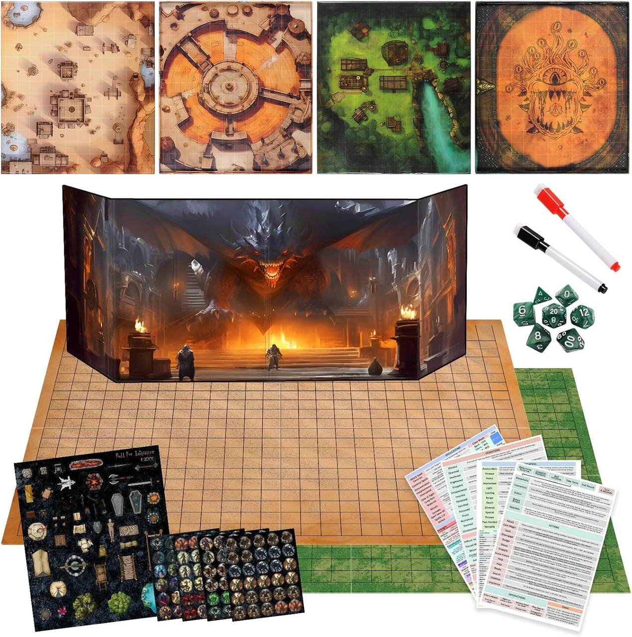 All-in-One D&D TTRPG Starter Set | Dice Game Depot