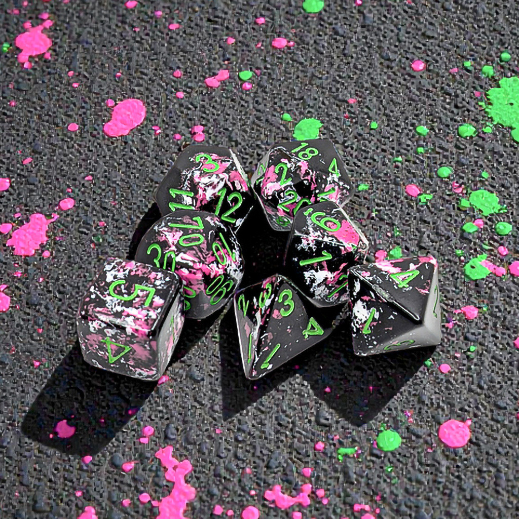 Brush TTRPG Dice Set - Paintball | Dice Game Depot