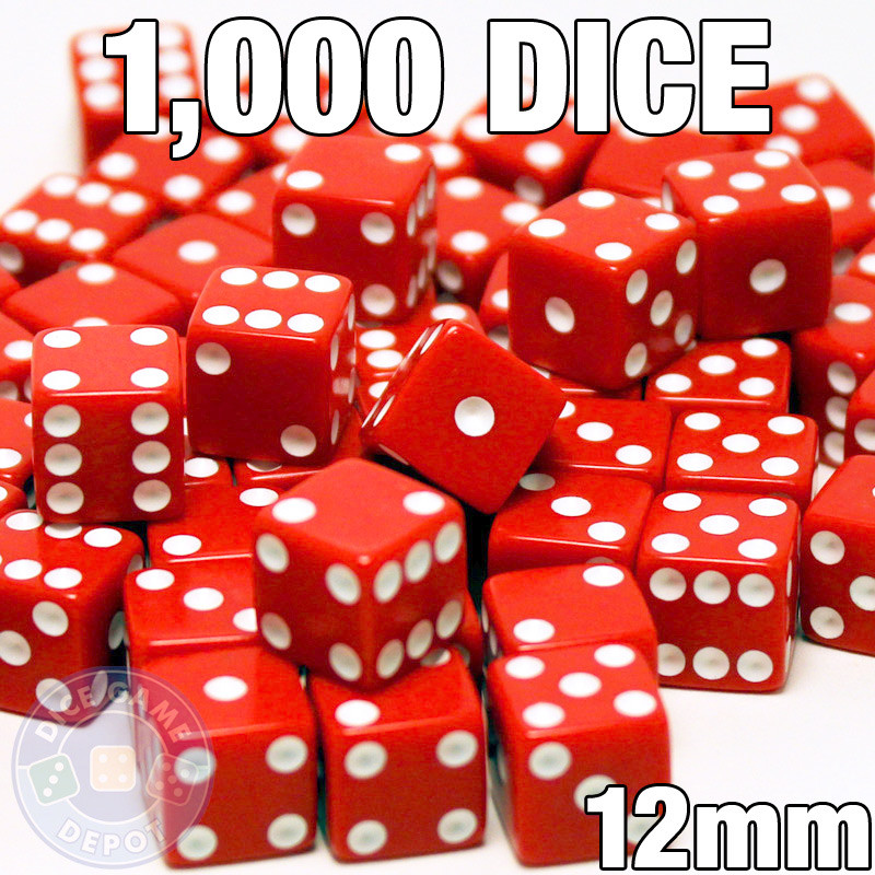 Set of 40 12mm War Dice, Galactic Conquest Dice Game Depot